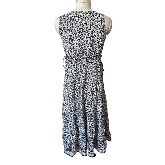 MAX STUDIO Floral Sleeveless A-Line Dress Size XS X-Small - Picture 4 of 7
